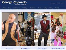 Tablet Screenshot of georgecapaccio.com
